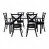 COMEDOR ALDARA CON 6 SILLAS