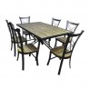 COMEDOR MILLER CON 6 SILLAS